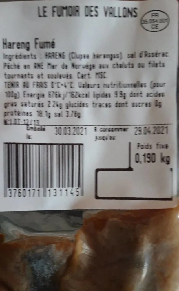 Hareng fumé