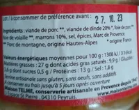 La terrine de dinde au marrons