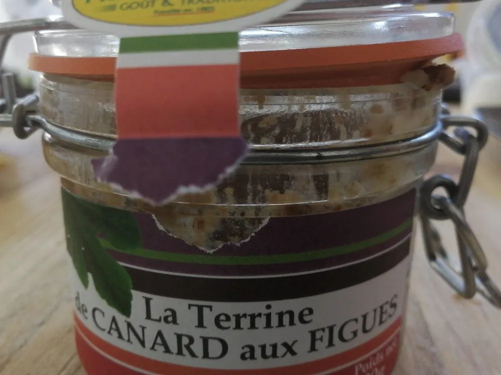 Terrine de canard aux figues