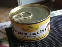 Terrine aux cèpes en persillade