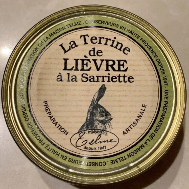 La Terrine de LIÈVRE à la Sarriette