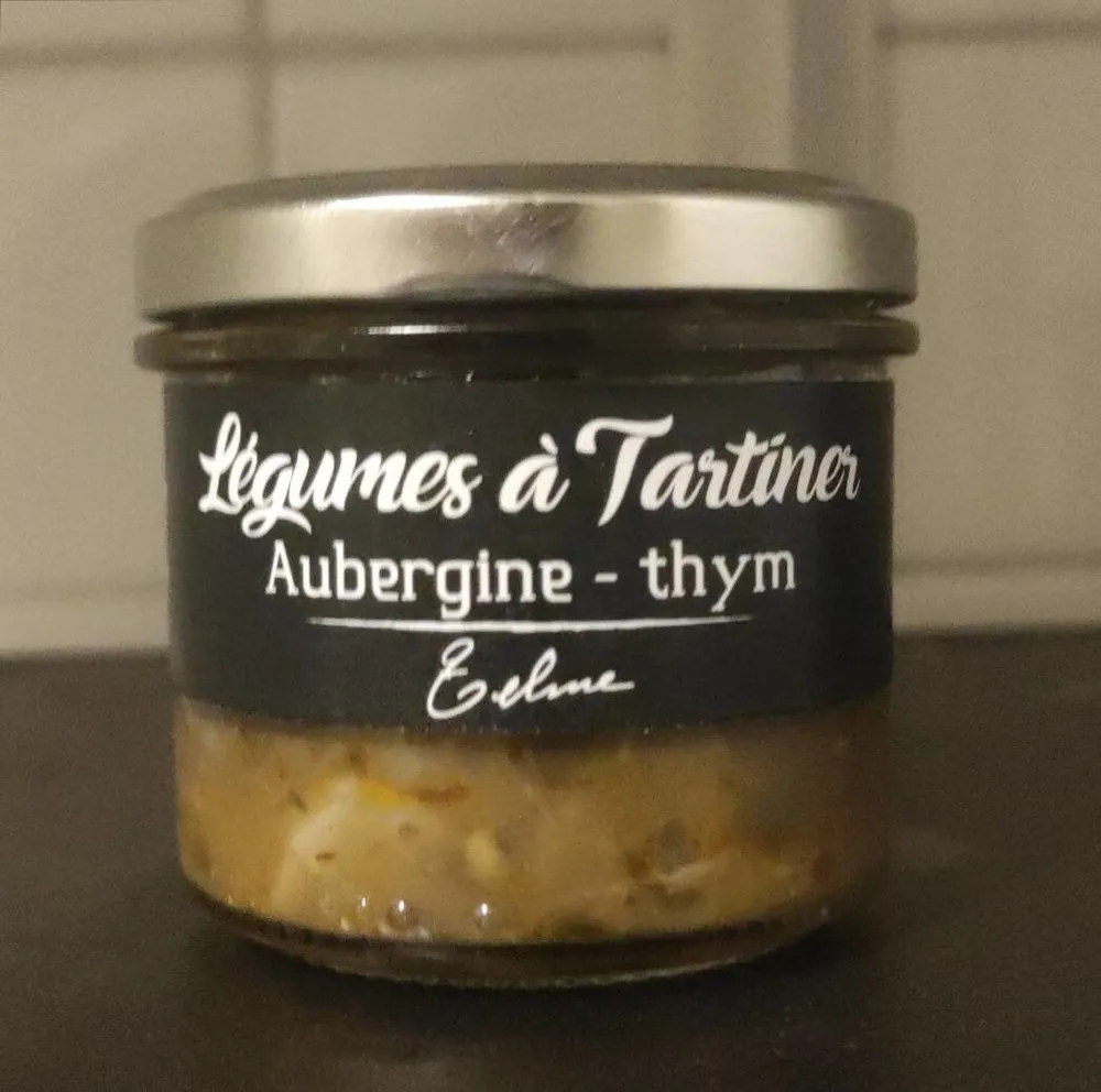 Légumes à tartiner Aubergine - Thym