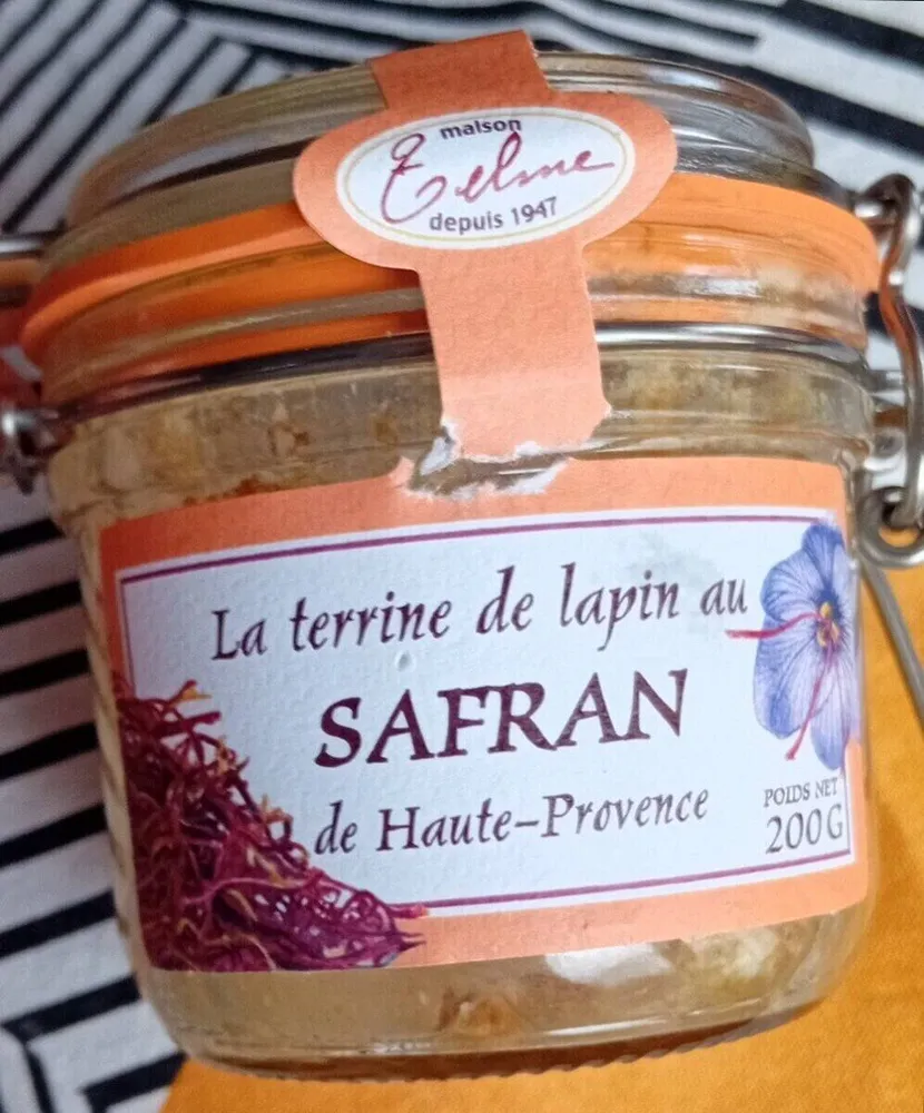 La terrine de Lapin au SAFRAN de Haute-Provence