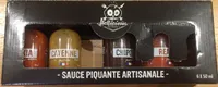 Coffret de 6 sauces pimentées pures Hellicious