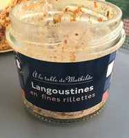 Langoustines en fines rillettes