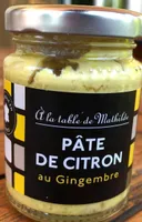 Pâte de citron