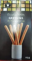 La table de mathilde Gressins sel et huil d'olive 125gr