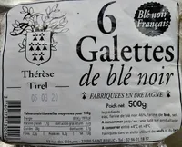 6 Galettes de blé noir