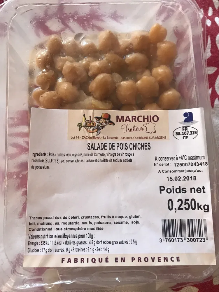 Salade de pois chiche
