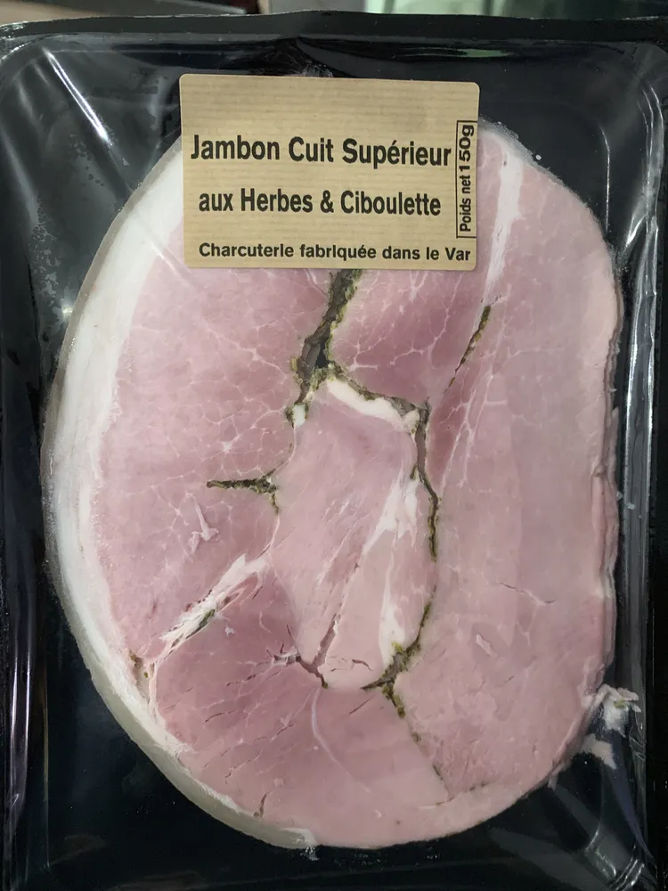 Jambon Superieur Cuit Aux Herbes Et A La Ciboulette