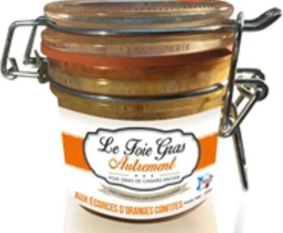 Le foie gras autrement aux écorces d'orange