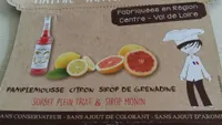 Pamplemousse citron sirop grenadine