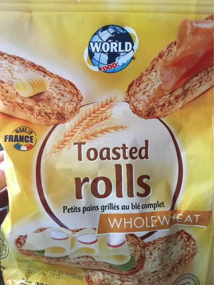 Toasted Wholewheat Rolls