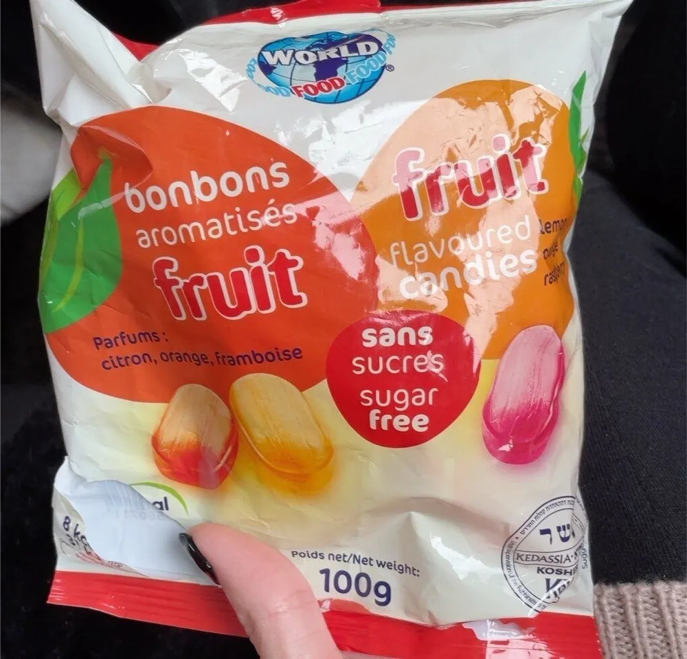 Bonbons aromatises fruit
