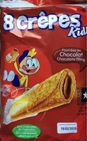 8 crepes au chocolat kids