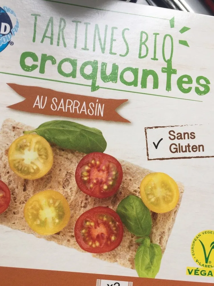 Tartines bio craquantes