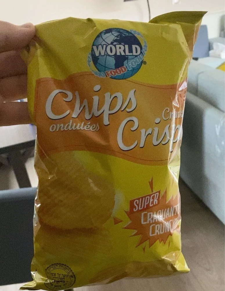Chips ondulés