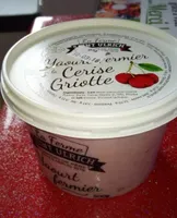 Yaourt fermier à la cerise