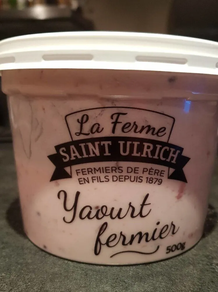 Yaourt fermier à la mûre