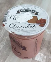 Flan saveur chocolat