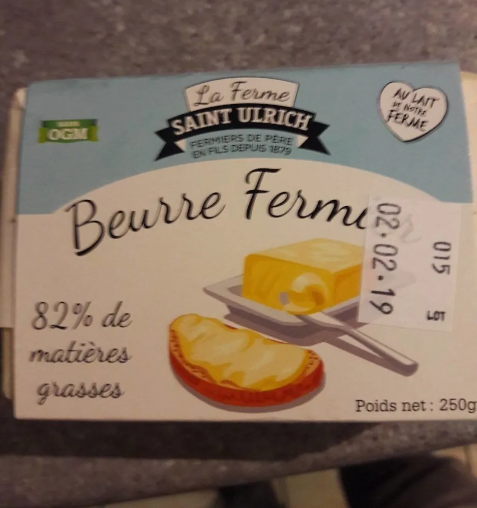 Beurre fermier
