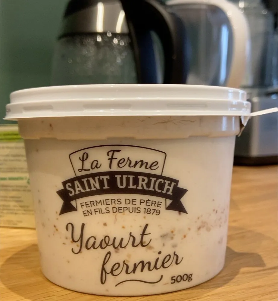 Yaourt fermier a la figue