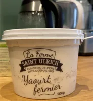 Yaourt fermier a la figue