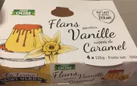 Flan saveur vanille nappé de caramel
