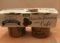 Yaourt fermier arôme café