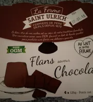 Flan saveur chocolat