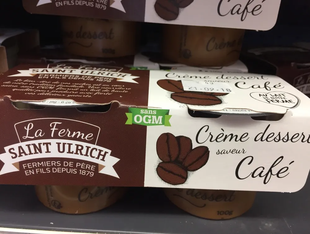 Crème dessert café