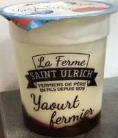 Yaourt fermier a la fraise
