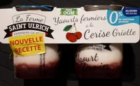 Yaourt fermier à la cerise griotte