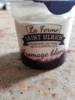 Fromage blanc sur coulis de myrtille