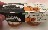 Fromage blanc sur coulis d'Abricot