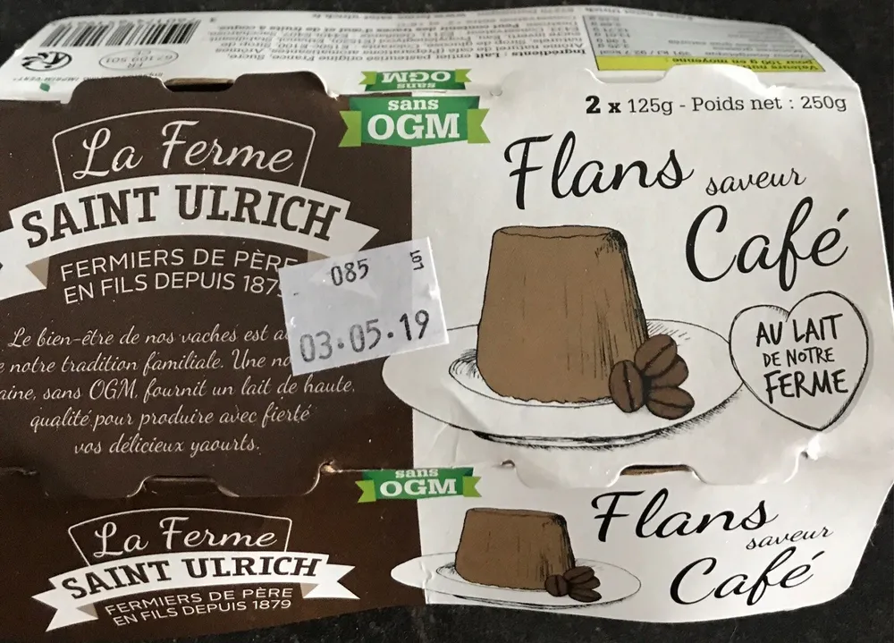 Flanc saveur cafe