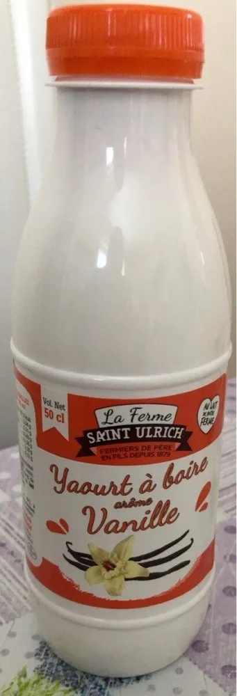 Yaourth a boire vanille