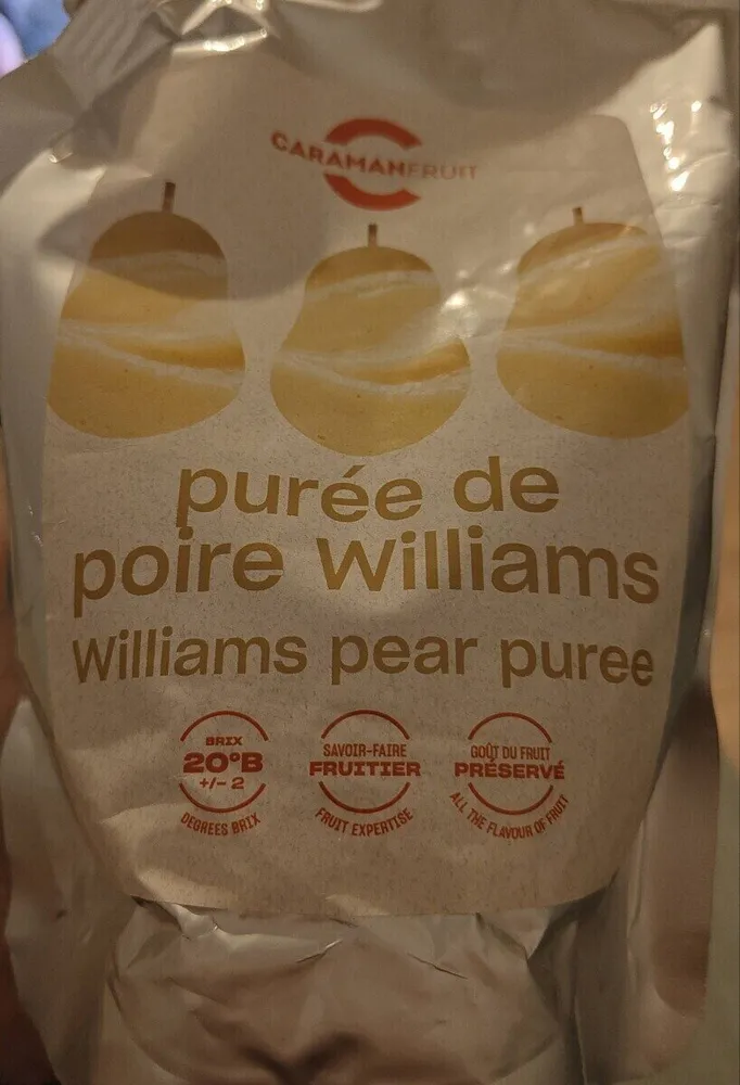 Purée de poire williams