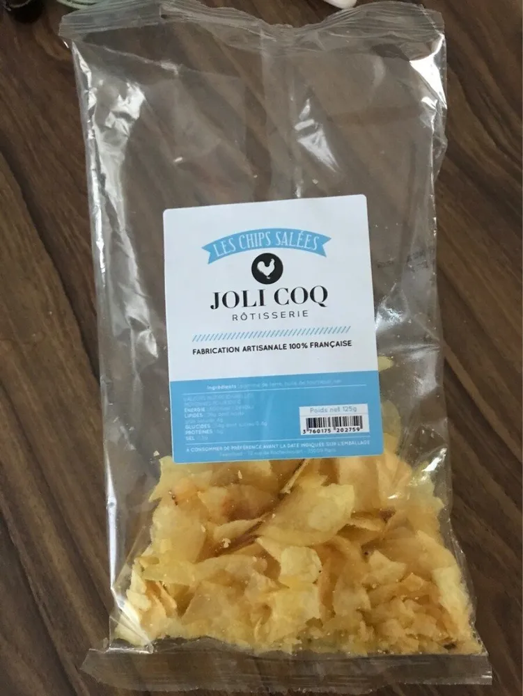 Les chips salées