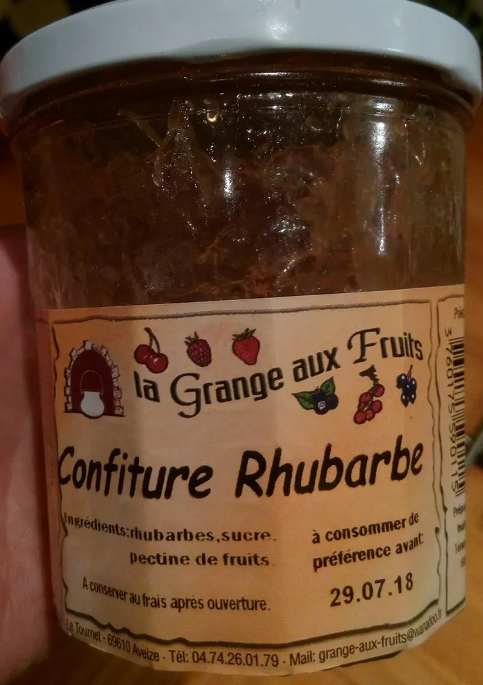 Confiture Rhubarbe