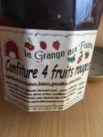Confiture 4 fruits rouges