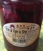 Peches de vignes au sirop