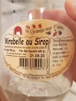 Mirabelle au sirop