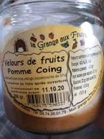 Velours de fruits pomme coing