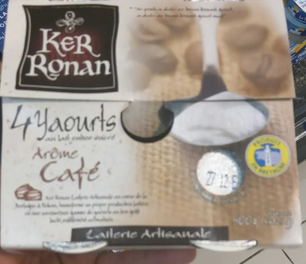 Yaourts Arôme Café