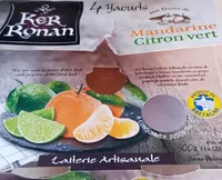 Yaourts mandarine citron vert