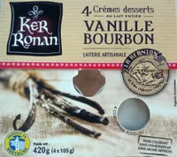 Crème dessert au lait entier Vanille Bourbon