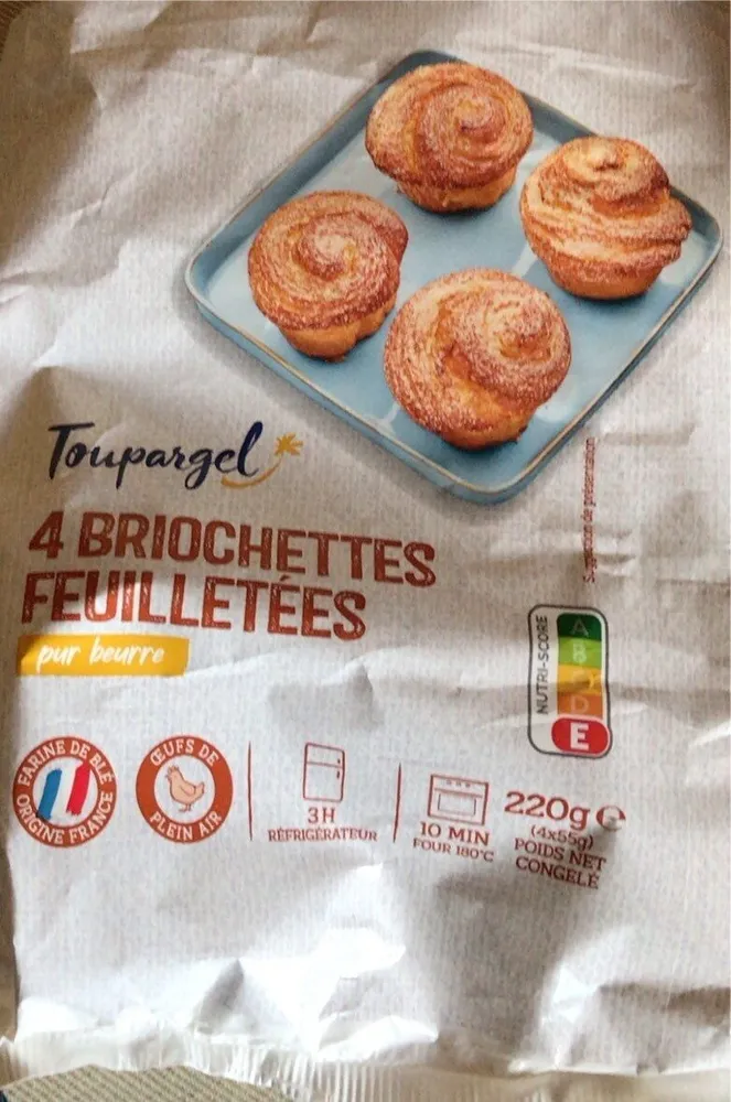 4 BRIOCHETTES FEUILLETEES