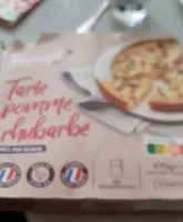 Tarte pomme rhubarbe