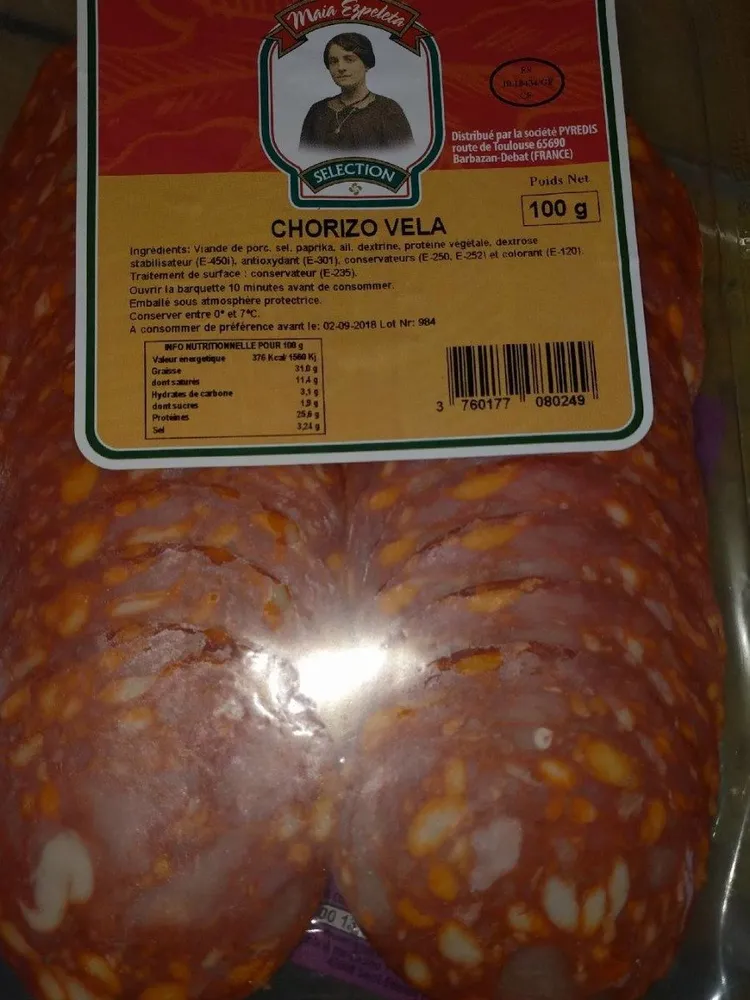 Chorizo Vela